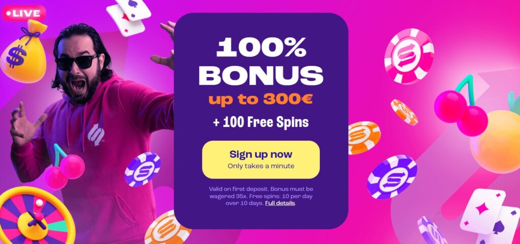 Velkomstbonuser Spinz Casino